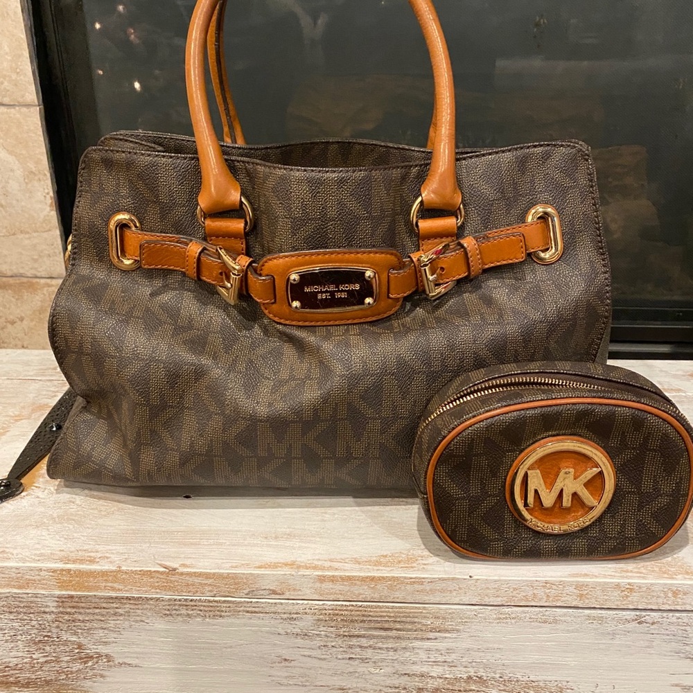 MK Purse and makeup bag.